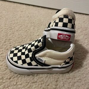 Baby checkered Vans